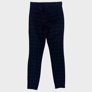 Kut From The Kloth Size 2 High Rise Fab Ab Trouser Skinny Pants Black Gray